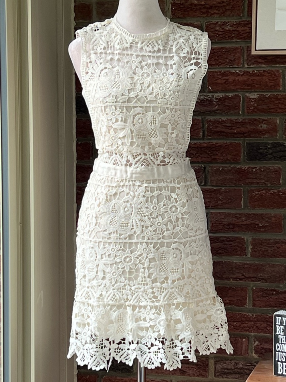 Romeo and Juliet Couture Cut Out Lace Mini Dress.  Size Small NWT